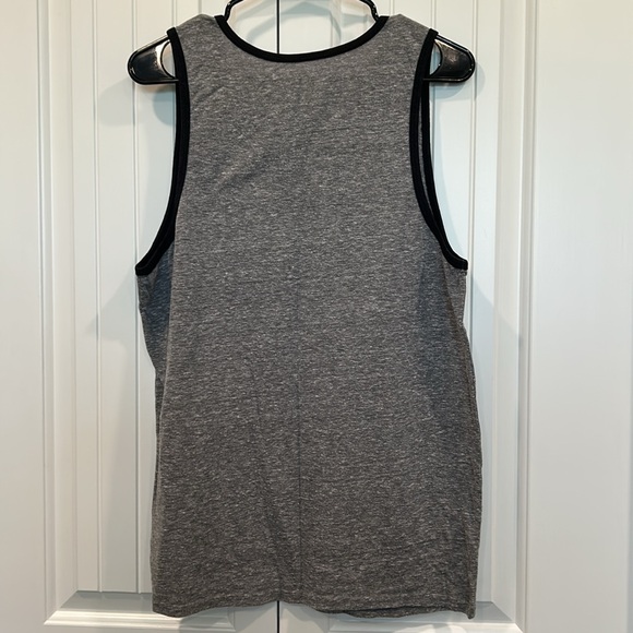 Hurley Gray Athletic Tank Top with Black Trim - Picture 2 of 3